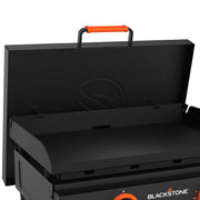 Blackstone Adventure Ready Portable Griddle, 2-Burner, 22 in Propane Flat Top Grill with Hard Cover, Black, 2484