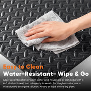 Edx 24 Inch EVA Foam Tiles Puzzle Exercise Mat, 12 Piece Interlocking, Black