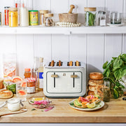 Beautiful 19120 4 Slice Toaster, White Icing