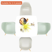 LTTROMAT White Square Dining Table