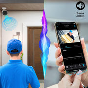 Night Owl CAM-2PK-WNIP8LBU Wi-Fi IP 4K HD Spotlight Cameras with 2 Way Audio - 2 Pack