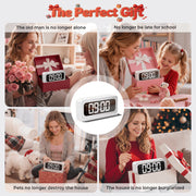Picturesky Smart Clock Camera Wireless Security Camera 2K HD, Dual-Band 5G & 2.4G WiFi, AI Human Detection, Full-Color Night Vision, Two-Way Audio, White
