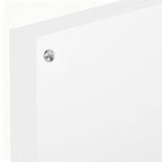 Sindcom 4x6 Acrylic Picture Frames 3 Pack, Frameless Clear Double-Sided Magnetic - Material: Acrylic