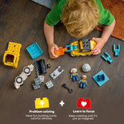 LEGO DUPLO Town 3 in 1 Construction Vehicles Building Toy for Toddlers, 22 Pieces, Multicolor, 6581005