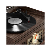 Victrola VTA-250B-ESP 4-in-1 Nostalgic Bluetooth Record Player with 3-Speed Record Turntable and FM Radio