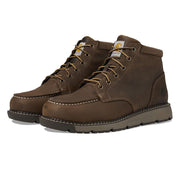 Carhartt Millbrook 5 Moc Waterproof Steel Toe Work Boots, Brown, Size 10 FM5210-M