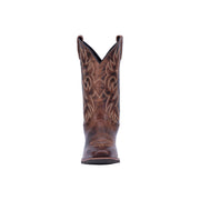Laredo Mens Breakout Block Heel Cowboy Boots - Rust 8 Wide