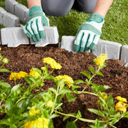 Expert Gardener EG13-506-001-03 Faux Stone No-Dig Landscape Edging, 10-ft., Plastic, Gray