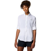 Columbia PFG Tamiami II Long-Sleeve Button-Down Shirt - White - L