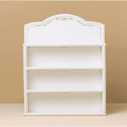 Lenox Village Spice Rack, Vintage-Inspired White Wood Wall Mounted Organizer, Holds 24 Jars, 13.75 in L x 3.125 in D x 17.375 in H, 4 lb, 897946