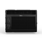 Midea MAW05M1WBL-T 5,000 BTU Mechanical Window Air Conditioner, Black, Covers Up to 150 Sq. Ft., Easy Installation