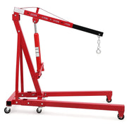 Riedhoff Hydraulic Engine Hoist, 2 Ton Capacity, Folding Design, Red, 4400 lbs, 16621016360