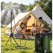 Tanbaby Freestanding Sprinkler with 4 Gallon Tank, 10000mAh Portable Mist Cooling System for Outdoor Patio