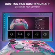 Turtle Beach Rematch Advanced Wired Gaming Controller, Kyoto Bloom Lenticular Design, True Hall Effect Hair Triggers, Mappable Back Buttons, Dual Rumble Motors, 8ft USB-C Cable
