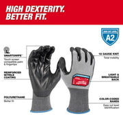 Milwaukee 48-73-8722B Cut Level 2 High Dexterity Polyurethane Dipped Gloves