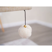 Vibrant Life Minimalist Cat Tree, 3-Level 30in with Large Condo, Sofa Bed Perch, Natural Jute Scratching Post, 3 Teaser Toys, Beige, CT230549