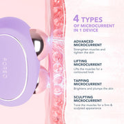 Foreo Bear 2 Advanced Microcurrent Facial Device with Supercharged Serum 2.0 and Triple Action Intense Moisturizer, Lavender, F222D