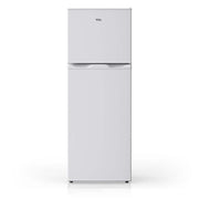 TCL Compact Refrigerator, 4.7 Cu Ft Double Door, White, Reversible Doors, Adjustable Shelves, Quiet Operation, TRM47D5AW
