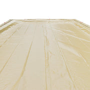 In The Swim Tan 16 x 32 Rectangle Inground Winter Pool Cover, Durable Polyethylene, UV Protection, 14 x 14 Scrim, 20 Year