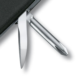 Victorinox 0.8463.MW3-X7 One Hand Trekker Lockblade Swiss Army Knife Black, Boxed