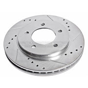 Power Stop AR8558XR Front Right Drilled and Slotted Brake Rotor, Extreme Performance, Durable Construction