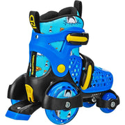 Roller Derby Beginner Roller Skates for Kids Pizza Shark, M