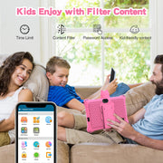 Baken K7 Kids Tablet 7 Inch 32GB WiFi Android Tablet For Kids, Bluetooth, Parental Control, Pre-Installed Learning Apps (Pink)