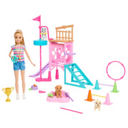 Barbie HRM10 Stacie to The Rescue Puppy Playground Playset with Doll, 3 Pet Dog Figures & Accessories