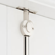 Signature Hardware Odette 72 Inch Tall Window Cremone Security Bolt, Polished Nickel, Solid Brass
