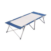 Bass Pro Shops Auto-Fold Camping Cot, Heavy-Duty Water-Resistant Polyester, Powder-Coated Steel Frame, Ventilated Sleeping Surface, Deluxe Carry Bag, 82.7 in x 31.5 in x 18.5 in, 81502543