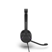 Jabra Evolve2 30 SE Wired Dual-Ear Computer Headset, USB-C/A, Noise Isolation, 28mm Speakers, Black