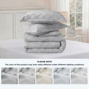 U by Bedsure Queen Comforter Set, Boho Tufted Embroidered Design, Reversible Microfiber, Lightweight Polyester Fill, 07 Harbor Mist-1, 3 Pieces