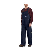 Carhartt Loose Fit Firm Duck Insulated Bib Overall, Dark Navy, X-Large Tall, 106672