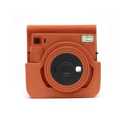 Fujifilm Instax SQ1 Camera Case, Adjustable Shoulder Strap, Faux Leather, White, 600021852