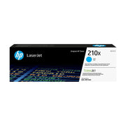 HP 210X Cyan Original LaserJet Toner Cartridge, High Yield, 5,500 Pages, W2101X