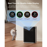 AIRFIRE AP304 2025 Upgraded Air Purifier for Home, Grey