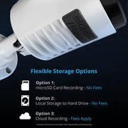 Night Owl CAM-2PK-WNIP8LBU Wi-Fi IP 4K HD Spotlight Cameras with 2 Way Audio - 2 Pack