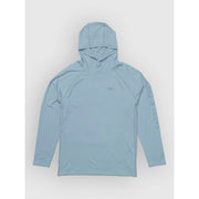 Salty Crew Apex Perforated Long-Sleeve Hooded Sunshirt Mineral Blue M