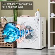 Ktaxon 2.6 cu ft Compact Electric Dryer, White