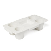 Bogg Bag TOB01-WHT01-OS Top O' The Bogg To Ya Food & Drink Tray - For Shore White