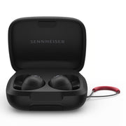 Sennheiser MOMENTUM Sport Earbuds, Adaptive Noise Cancellation, Fitness Tracker, Black, 24-Hour Battery Life, 14500-850