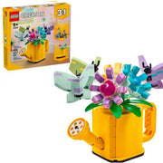 LEGO 6470625 Creator 3 in 1 Flowers in Watering Can Building Toy, Transforms from Watering Can to Rain Boot to 2 Birds on a Perch, Fun Animal Toy for Kids, Birthday and Nature Toy for Girls and Boys, 31149