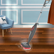 NJ Cordless Floor Steam Mop with 180 Rotation Triangle Mop Head