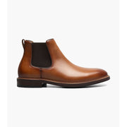 Florsheim Anthem Plain Toe Chelsea Boot, Saddle Tan Leather, Men's 11 M, 13429-257