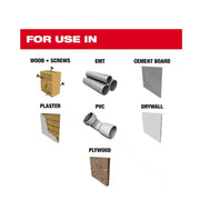 Milwaukee 49-25-1573 NITRUS CARBIDE Extreme Materials Universal Fit OPEN-LOK Multi-Tool Blade 3PK
