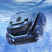 WYBOT C2 Cordless Robotic Pool Cleaner with Smart Navigation, App Control, Wall Climbing, Black and Green