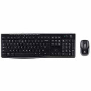 Logitech MK270 Wireless Keyboard and Mouse Combo for Windows, 2.4 GHz Wireless, Compact Mouse, 8 Multimedia and Shortcut Keys, 2-Year Battery Life, for PC, Laptop