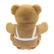 Holiday Time Gingerbread Boy Teddy Bear Plush, Brown, 15 in, Embroidered 2025 Paw Detail