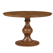 Pioneer Woman Callie Round Dining Table, Heirloom Brown Finish, Box 1