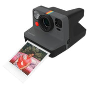 Polaroid Now Generation 3 Analog Instant Camera, Twin-Lens Autofocus, USB-C Rechargeable Battery, Built-In Tripod Mount, Black